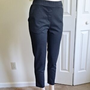 Calvin Klein Charcoal Trousers Pull-On Size M